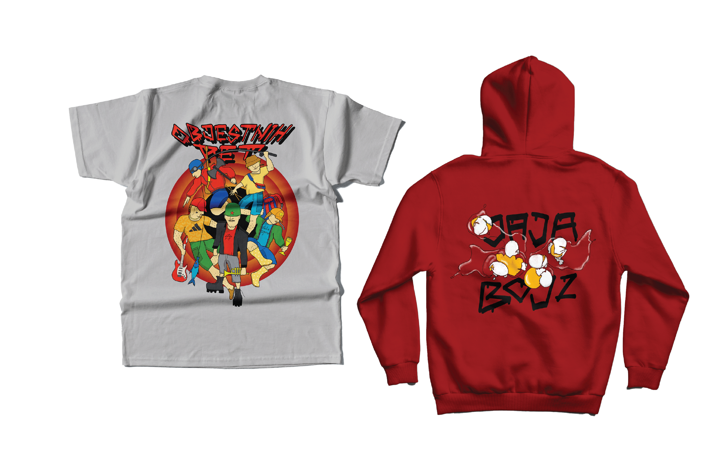 Jaja Bojz majica in hoodie